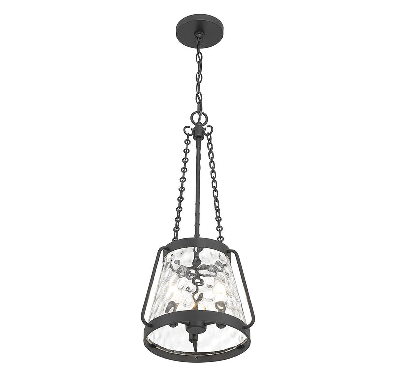 Savoy House 7-1803-3-89 Three Light Pendant, Matte Black (4)