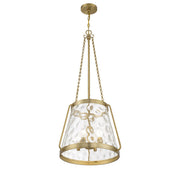 Savoy House 7-1804-4-322 Four Light Pendant, Warm Brass (4)