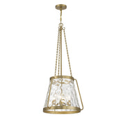 Savoy House 7-1804-4-322 Four Light Pendant, Warm Brass (5)