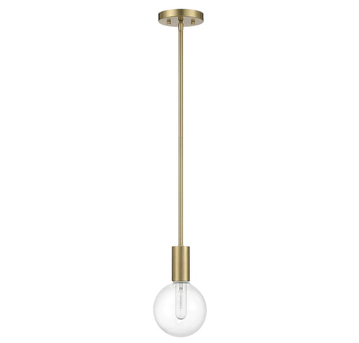 Savoy House 7-3075-1-322 One Light Mini Pendant, Warm Brass (2)