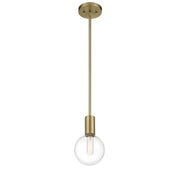 Savoy House 7-3075-1-322 One Light Mini Pendant, Warm Brass (4)
