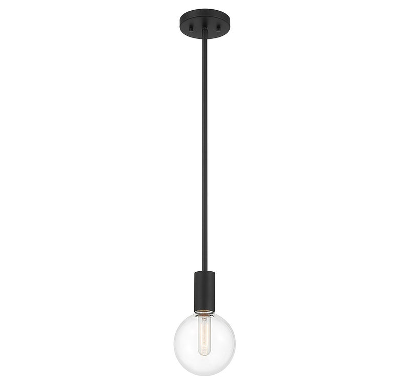 Savoy House 7-3075-1-89 One Light Mini Pendant, Matte Black (3)