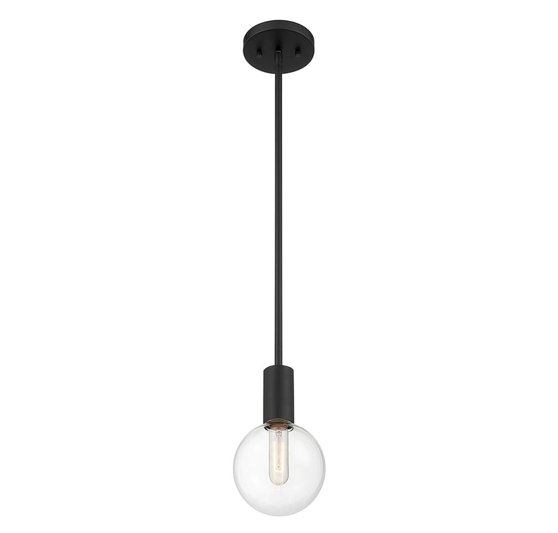 Savoy House 7-3075-1-89 One Light Mini Pendant, Matte Black (4)