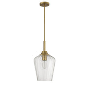 Savoy House 7-3390-1-322 One Light Pendant, Warm Brass (2)
