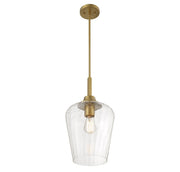 Savoy House 7-3390-1-322 One Light Pendant, Warm Brass (4)