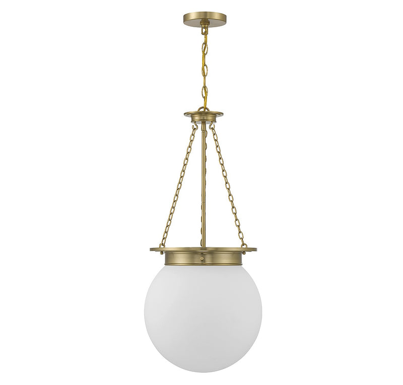 Savoy House 7-3901-3-322 Three Light Pendant, Warm Brass (2)