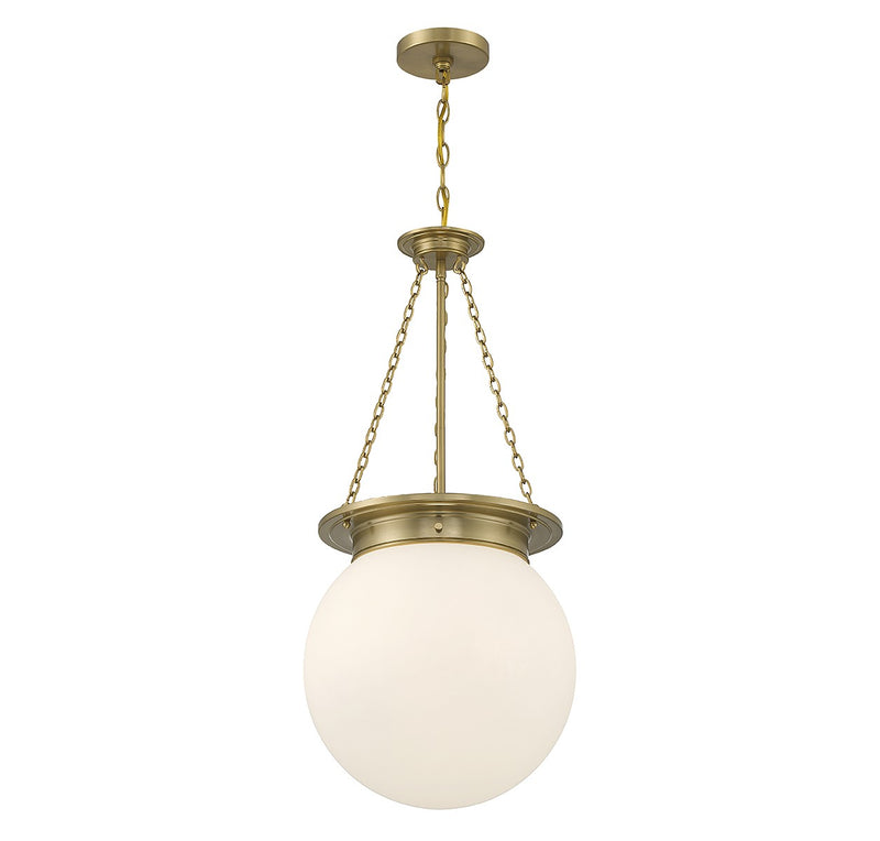 Savoy House 7-3901-3-322 Three Light Pendant, Warm Brass (3)