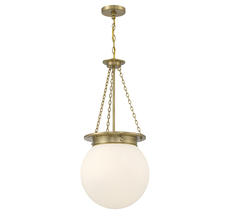 Savoy House 7-3901-3-322 Three Light Pendant, Warm Brass (5)