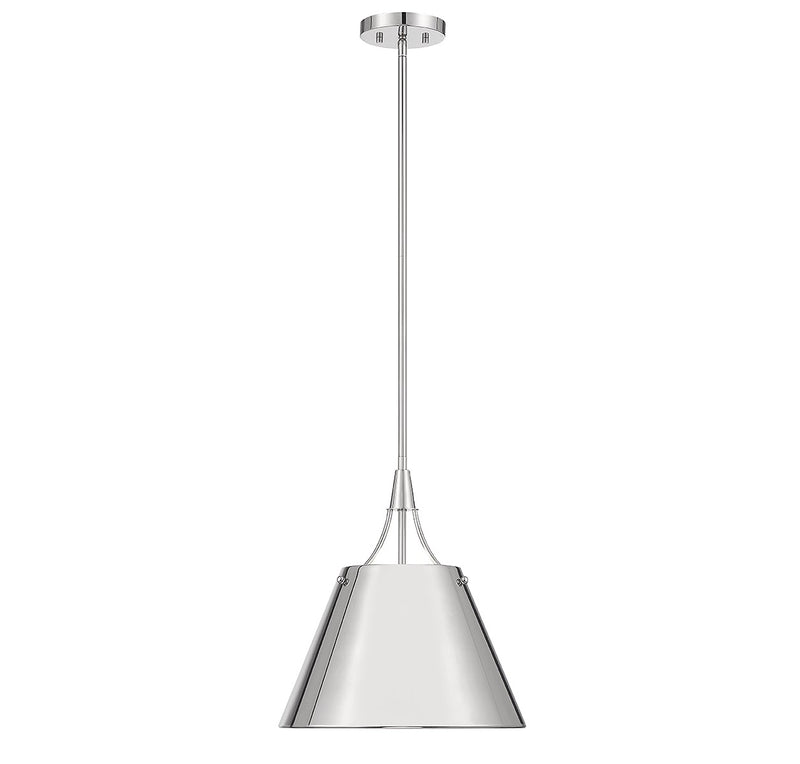 Savoy House 7-4499-1-109 One Light Pendant, Polished Nickel (3)