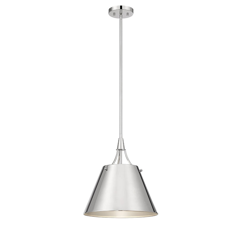 Savoy House 7-4499-1-109 One Light Pendant, Polished Nickel (5)