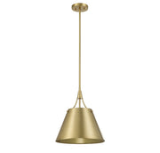 Savoy House 7-4499-1-322 One Light Pendant, Warm Brass (2)