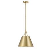 Savoy House 7-4499-1-322 One Light Pendant, Warm Brass (3)
