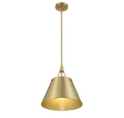 Savoy House 7-4499-1-322 One Light Pendant, Warm Brass (4)