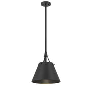 Savoy House 7-4499-1-89 One Light Pendant, Matte Black (5)
