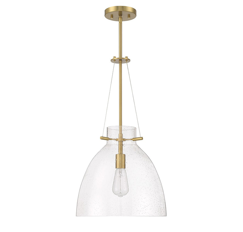 Savoy House 7-7006-1-322 One Light Pendant, Warm Brass (2)