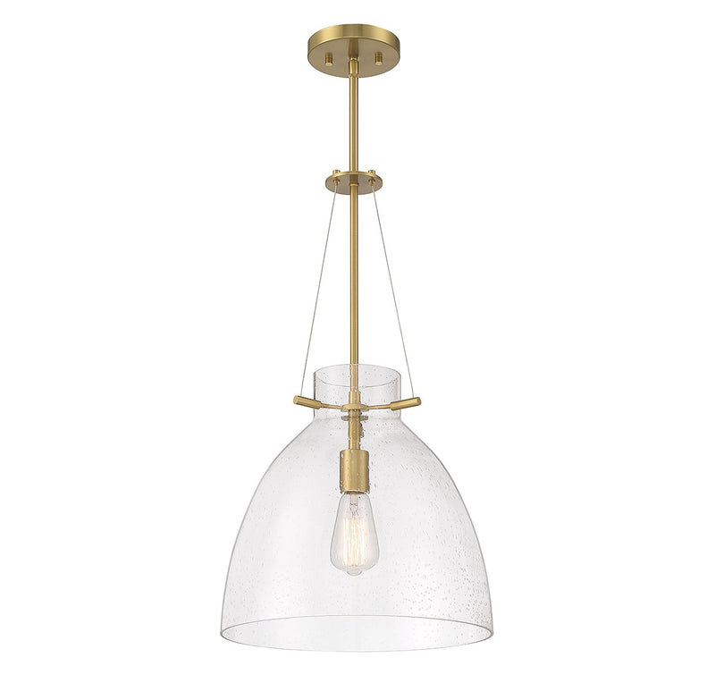 Savoy House 7-7006-1-322 One Light Pendant, Warm Brass (3)