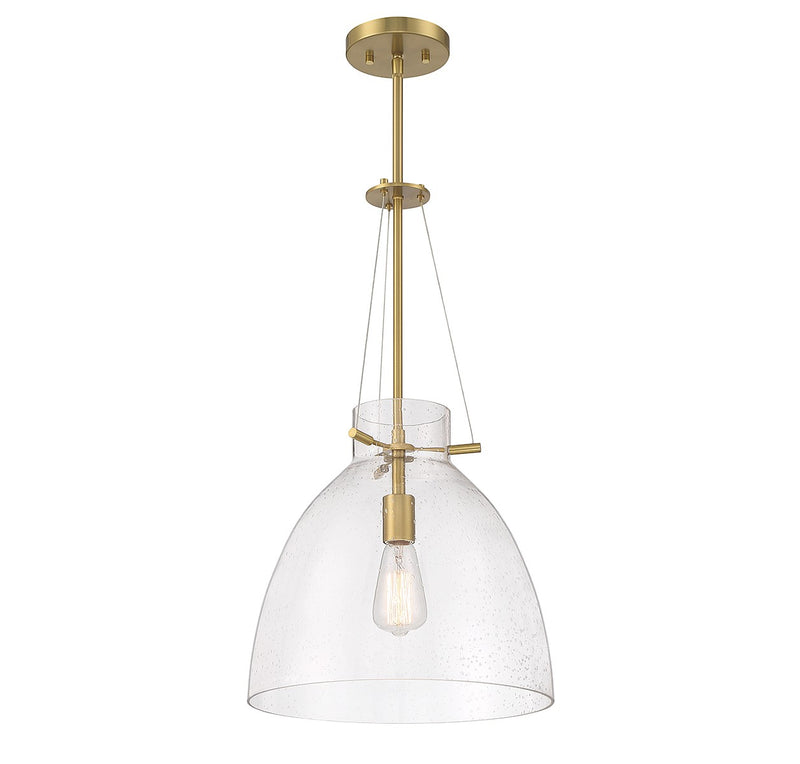 Savoy House 7-7006-1-322 One Light Pendant, Warm Brass (5)