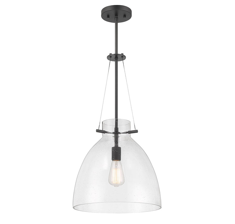 Savoy House 7-7006-1-89 One Light Pendant, Matte Black (3)