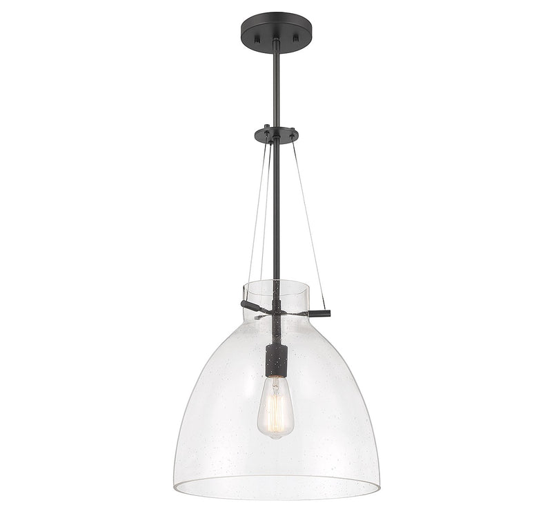 Savoy House 7-7006-1-89 One Light Pendant, Matte Black (5)