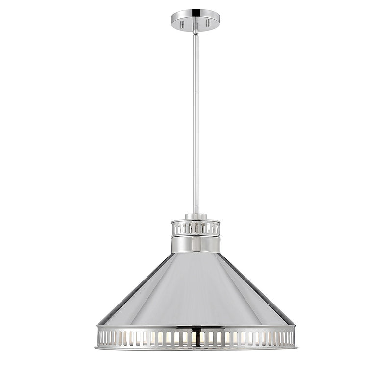 Savoy House 7-8801-3-109 Three Light Pendant, Polished Nickel (3)