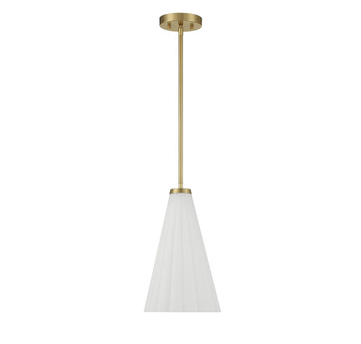 Savoy House 7-8840-1-322 One Light Pendant, Warm Brass (2)