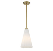 Savoy House 7-8840-1-322 One Light Pendant, Warm Brass (3)