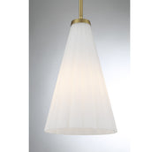 Savoy House 7-8840-1-322 One Light Pendant, Warm Brass (5)