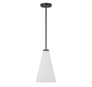 Savoy House 7-8840-1-89 One Light Pendant, Matte Black (2)