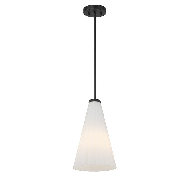 Savoy House 7-8840-1-89 One Light Pendant, Matte Black (3)