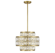Savoy House 7-9044-3-322 Three Light Pendant, Warm Brass (2)