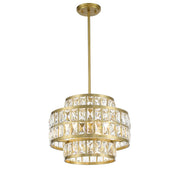 Savoy House 7-9044-3-322 Three Light Pendant, Warm Brass (3)
