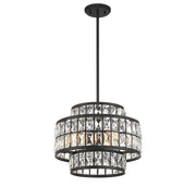 Savoy House 7-9044-3-89 Three Light Pendant, Matte Black (3)