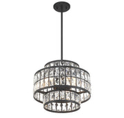 Savoy House 7-9044-3-89 Three Light Pendant, Matte Black (4)