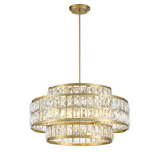 Savoy House 7-9046-4-322 Four Light Pendant, Warm Brass (3)