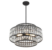 Savoy House 7-9046-4-89 Four Light Pendant, Matte Black (4)
