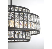 Savoy House 7-9046-4-89 Four Light Pendant, Matte Black (5)