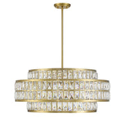 Savoy House 7-9048-6-322 Six Light Pendant, Warm Brass (2)