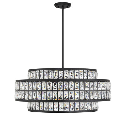 Savoy House 7-9048-6-89 Six Light Pendant, Matte Black (2)