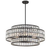 Savoy House 7-9048-6-89 Six Light Pendant, Matte Black (3)