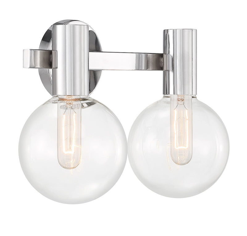 Savoy House 8-3076-2-11 Two Light Bathroom Vanity, Chrome (4)
