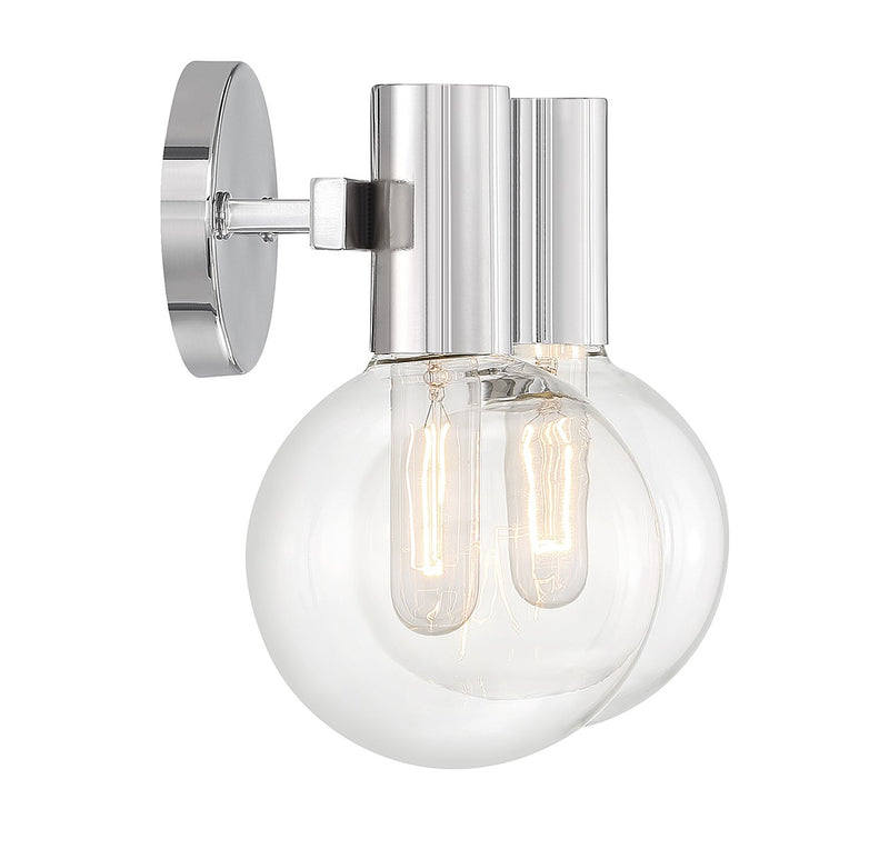 Savoy House 8-3076-2-11 Two Light Bathroom Vanity, Chrome (5)