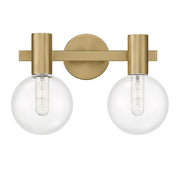 Savoy House 8-3076-2-322 Two Light Bathroom Vanity, Warm Brass (2)
