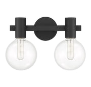 Savoy House 8-3076-2-BK Two Light Bathroom Vanity, Matte Black (2)