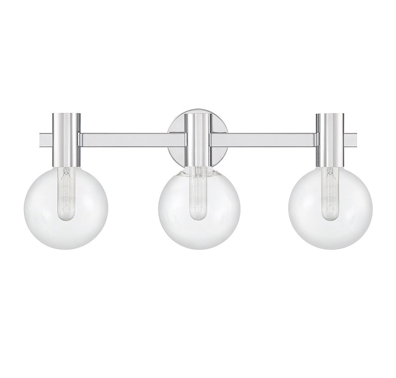 Savoy House 8-3076-3-11 Three Light Bathroom Vanity, Chrome (2)
