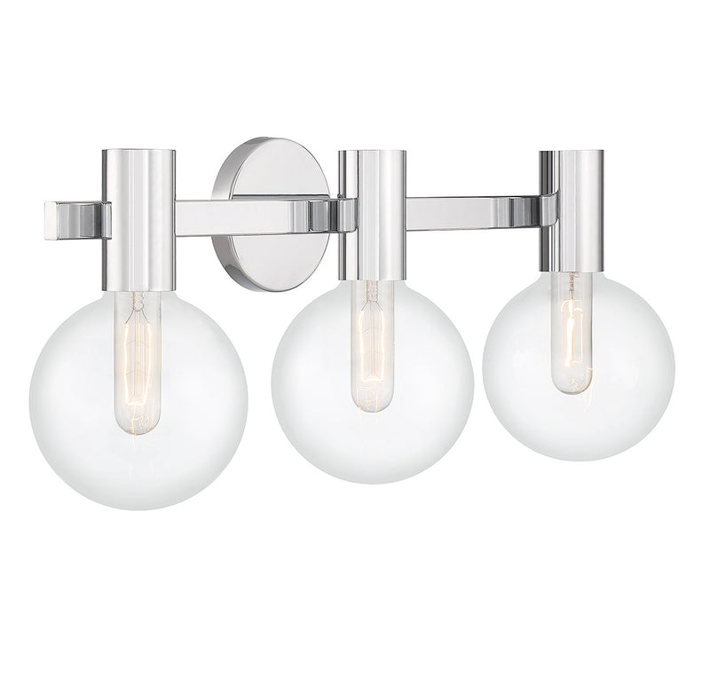 Savoy House 8-3076-3-11 Three Light Bathroom Vanity, Chrome (4)