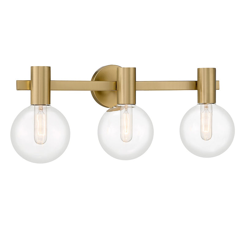 Savoy House 8-3076-3-322 Three Light Bathroom Vanity, Warm Brass (3)