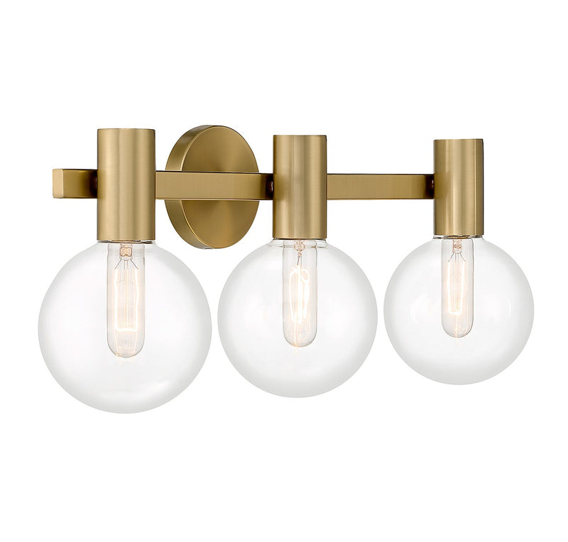 Savoy House 8-3076-3-322 Three Light Bathroom Vanity, Warm Brass (4)