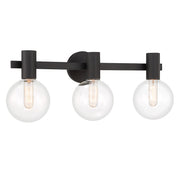 Savoy House 8-3076-3-BK Three Light Bathroom Vanity, Matte Black (3)