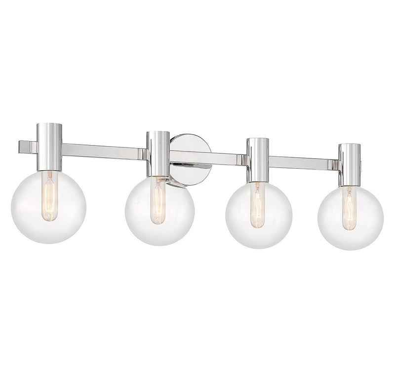 Savoy House 8-3076-4-11 Four Light Bathroom Vanity, Chrome (3)