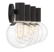 Savoy House 8-3076-4-BK Four Light Bathroom Vanity, Matte Black (5)